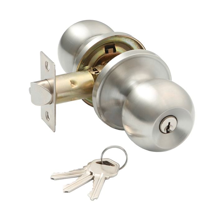 Ikonic Brushed Nickel Ruby Entrance Set