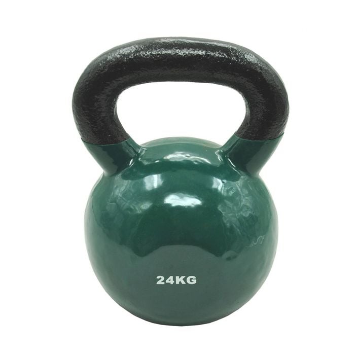 24kg Russian style Cast Iron Vinyl Kettlebell Weight