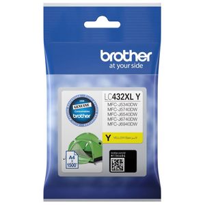 Brother Brother LC432XL Yellow High Yield Ink Cartridge Toner LC-432XLY