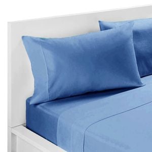Bloomington 250TC Polyester Cotton Sheet Set King Steel Blue