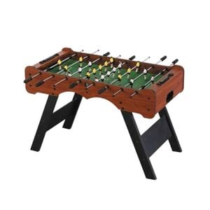 Leaf Living Kicksy 5ft Solid Wood Foosball Table, Steel Rods, Abs Players, Anti-slip Handles, Durable Stable Design