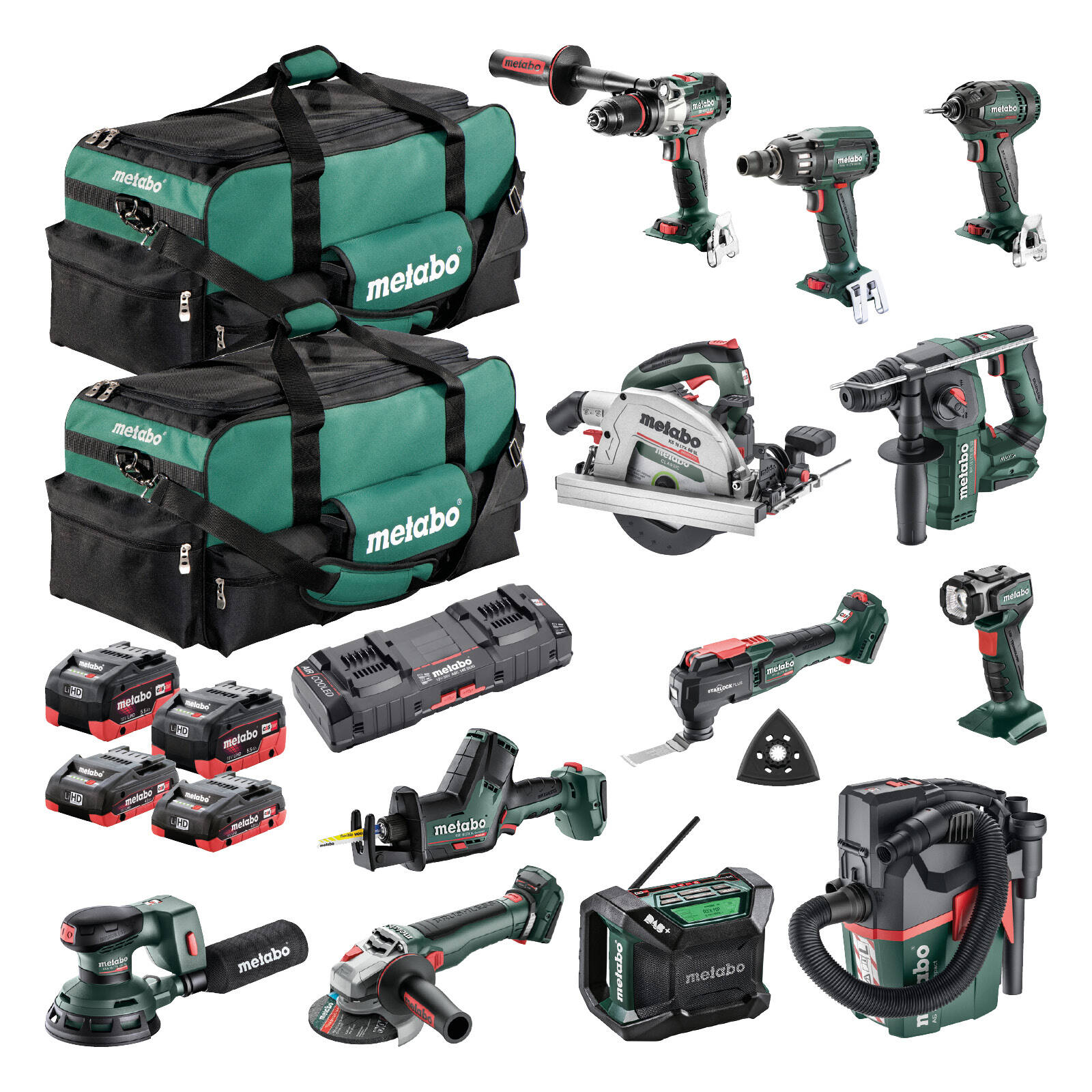 Metabo 12 Piece Brushless Mega Kit AU69000220 product image