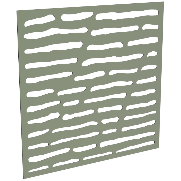 ProtectorAl 300-1200 x 300-1200mm Pale Eucalypt Slate Unframed Solid Aluminium Decorative Panel