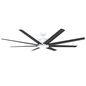 Vencha Titanic RWS Tri-Control 1830mm ABS Blades DC Ceiling Fan with light - White/Black