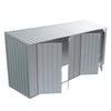 Build-a-Shed 1.2 x 4.5 x 2.0m Zinc Skillion Double Hinged Side Door Shed