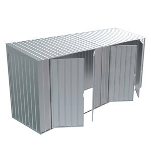 Build-a-Shed 1.2 x 4.5 x 2.0m Zinc Skillion Double Hinged Side Door Shed