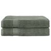 Timeless Living 2 Pack Bath Sheets Set Cotton Extra Large Towel Green