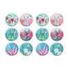 2x 6pc Ashdene Native Flora Round Fridge Magnet Set 5cm Dia
