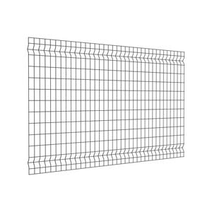 PEAK Wire Grid Fencing 1800mm x 1200mm Black Steel Fence Panel