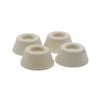Surface Gard 22mm White Round Screw-In Bumpers - 4 Pack