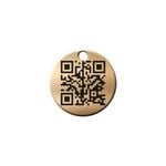 FOMO Pet Tags Cat ID Tag Brass Small