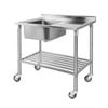 Cefito 1000x600mm Stainless Steel Kitchen Bench