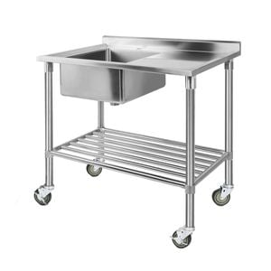 Cefito 1000x600mm Stainless Steel Kitchen Bench