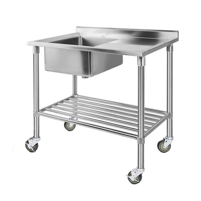 Cefito 1000x600mm Stainless Steel Kitchen Bench