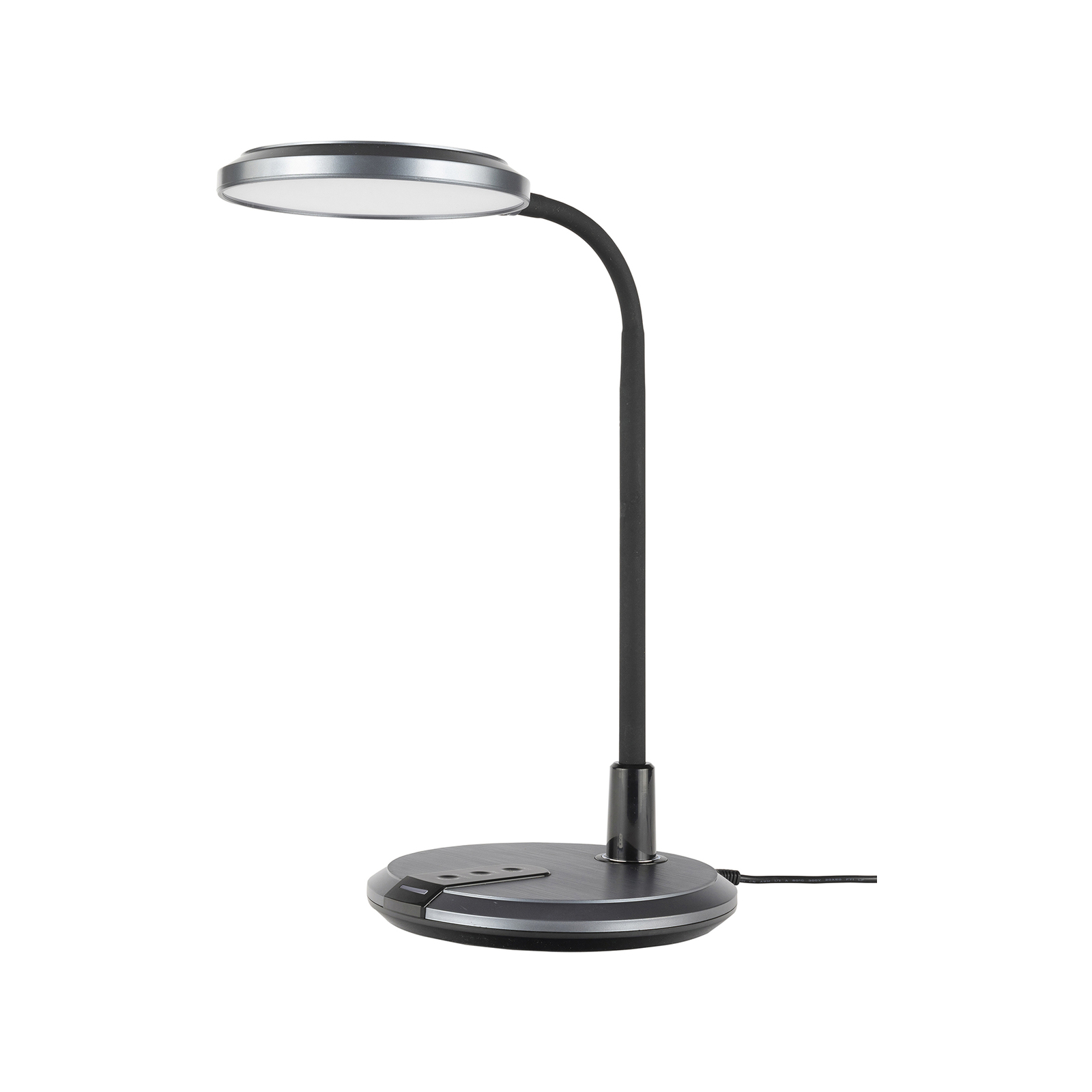 Brilliant 38cm Black Thrive Light Tone Changing LED Desk Lamp Bunnings Australia
