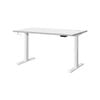Oikiture Electric Standing Desk Dual Motor 120cm White Tabletop