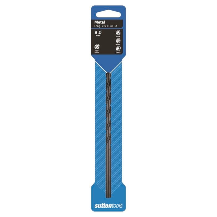Sutton Tools 8.0mm Long Series Jobber Drill Bit