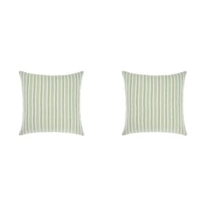 2PK Linen House 65x65cm Cotton Majorca Leaf European Pillowcase