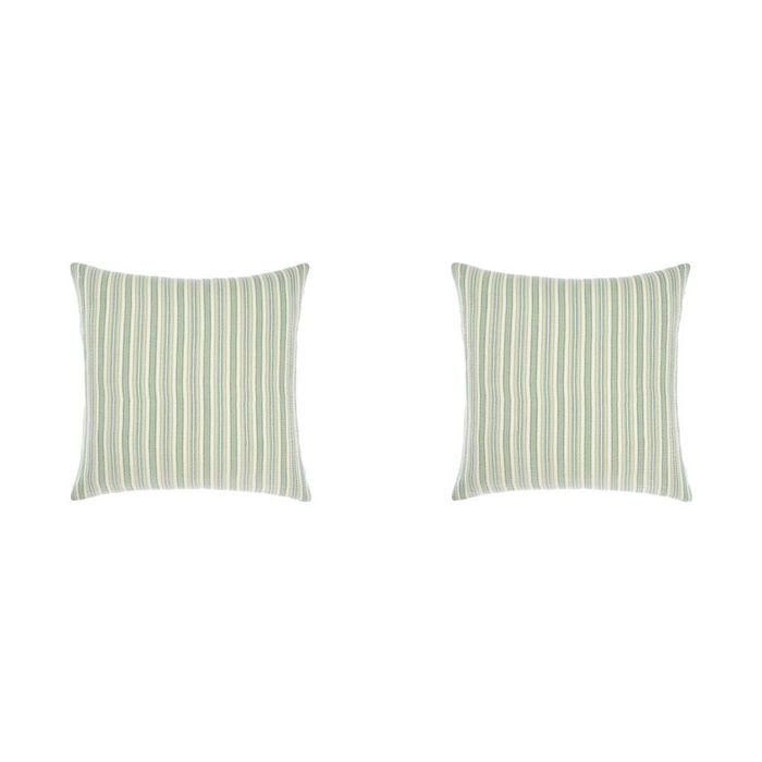 2PK Linen House 65x65cm Cotton Majorca Leaf European Pillowcase