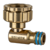 Holman 12mm Brass Swivel Tap Adaptor