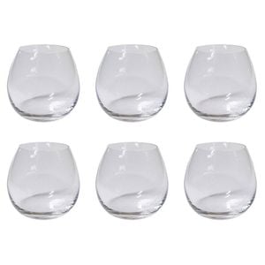 Grand Cru 6 Piece Stemless Wine Glass Set 470ml Red Alex Liddy