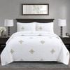 Bloomington 100% Cotton Lightly Quilted Coverlet Set Colorado Yellow Queen