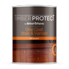 Timber Protect 250ml Oil Based Dark Brown One Coat Stain And Varnish - 250ml