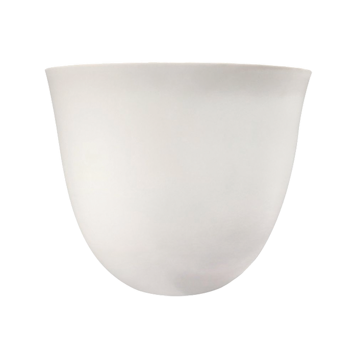 All Set 14 x 11cm White Plastic Pot