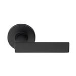 Delf Trade Matt Black Round Porto Dummy Lever