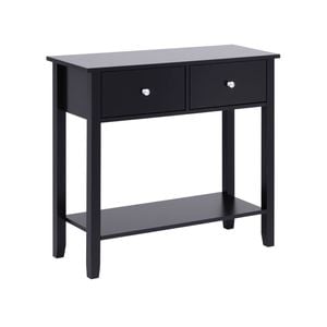 Artiss Console Table 80CM Black