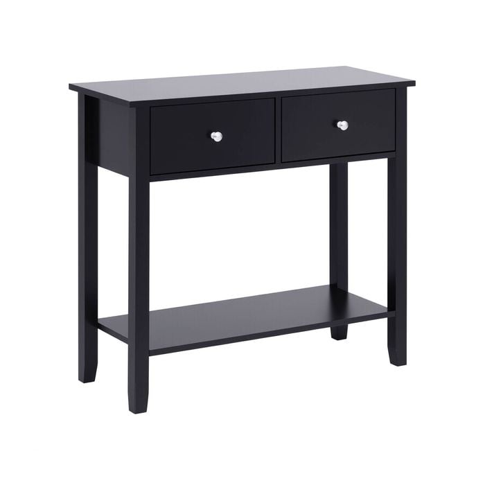 Artiss Console Table 80CM Black
