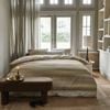 Elie Natural Quilt Cover Set - Queen