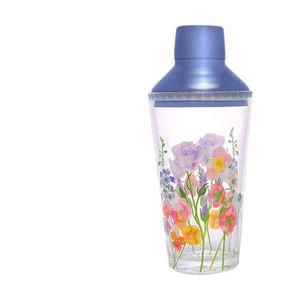 Maxwell & Williams Affection Cocktail Shaker 410ml Blue Floral