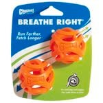 ChuckIt! Small 2 Pack of Breathe Right Fetch Dog & Puppy Balls (Chuck It)