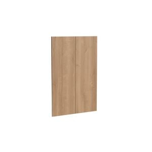 Kaboodle 900mm Cajun Oak Modern Medium Pantry Doors - 2 Pack
