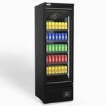 AG Equipment AG Supermarket Single Glass Door Upright Display Fridge - 450 Litre - Commercial Drink Fridges (AG-CSB450)