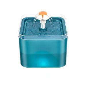 Yes4pets Automatic Electric Pet Water Fountain Dog Cat Water Feeder Bowl Dispenser W Led Green