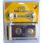 Xcel Brass Double Handle Rimlock