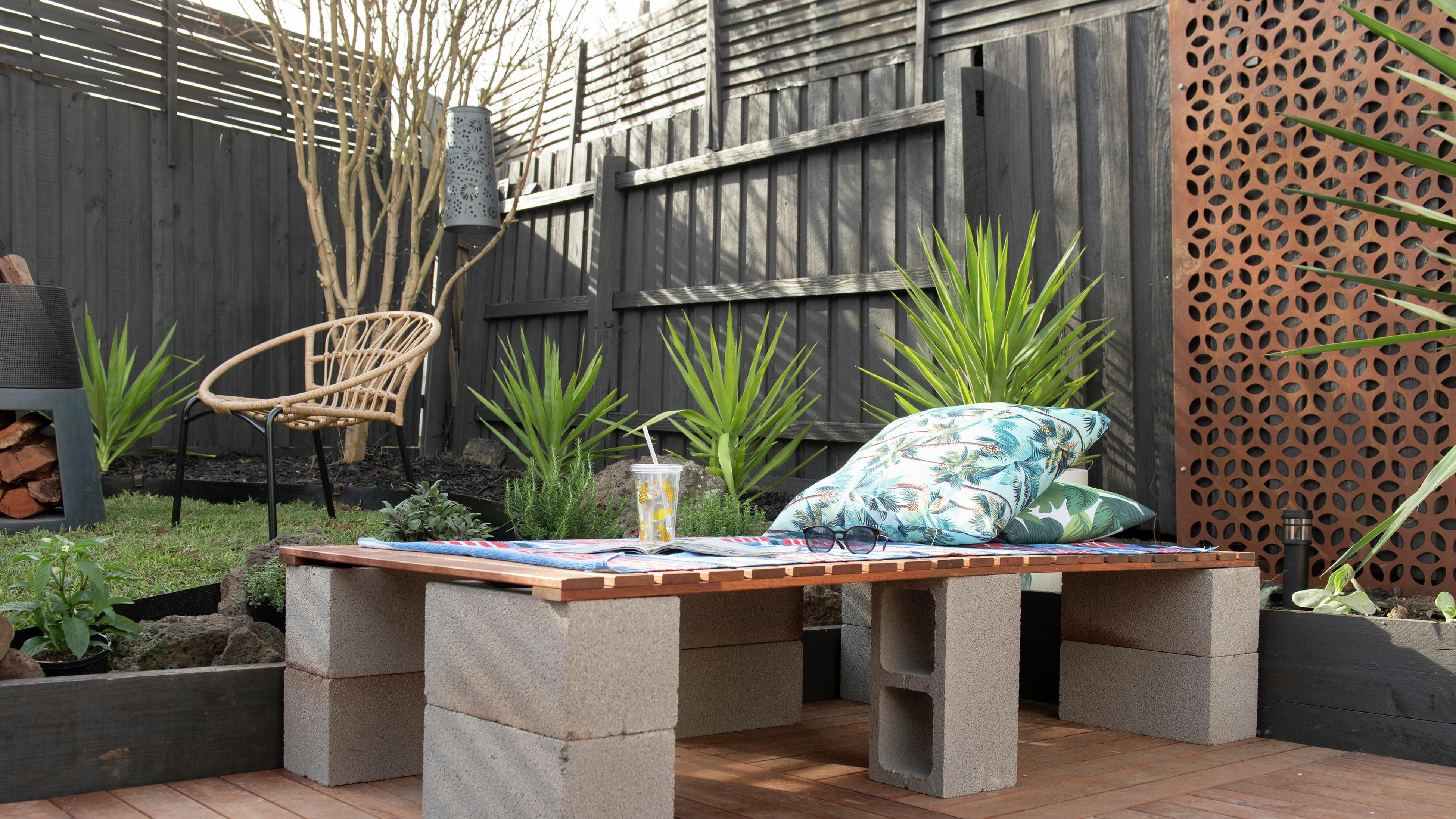 How To Make A Timber And Concrete Bench Bunnings Australia