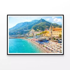 The Stunning Amalfi Coast Italy  Print 100% Australian Made 90x60cm  (Poster)