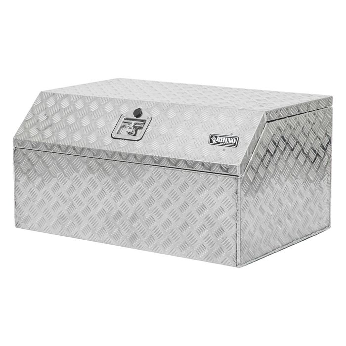 Rhino 900 x 595 x 475mm Aluminium Checkerplate Tool Box