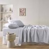Vintage Design Homewares King Light Grey  French Linen Sheet Set