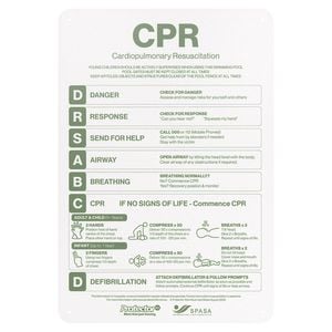 ProtectorAl 387 x 565mm Eucalyptus CPR Chart