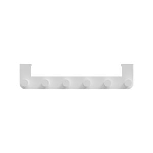 MODE White 6 Hook Over Door Hanger