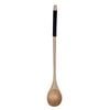 Anygleam Wooden Black 6pcs Wooden Tea Long Spoon Kitchen Tableware
