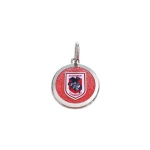NRL Pet ID Tag - St George Illawarra Dragons - Engravable - 25mm diameter