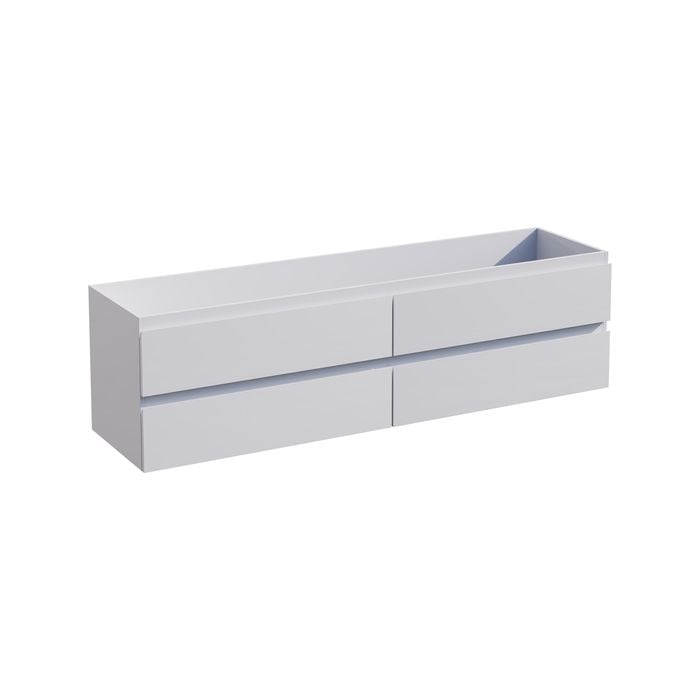 Stein 1800 x 450 x 500mm White Select Wall Hung Vanity - Cabinet Only