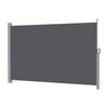Instahut 2X3.5M Side Awning Retractable Privacy Screen Outdoor Sun Shade Grey