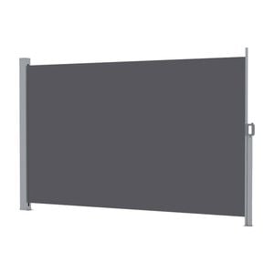 Instahut 2X3.5M Side Awning Retractable Privacy Screen Outdoor Sun Shade Grey