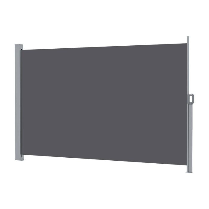 Instahut 2X3.5M Side Awning Retractable Privacy Screen Outdoor Sun Shade Grey